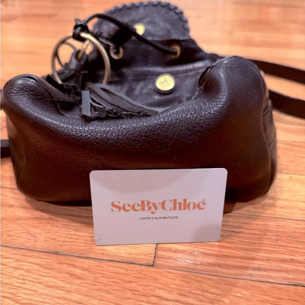 See by Chloe leather bucket bag